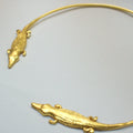 Choker Doppio Cocodrillo