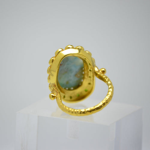 Anillo Larimar