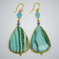 Aros Amazonita Gota