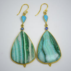 Aros Amazonita Gota