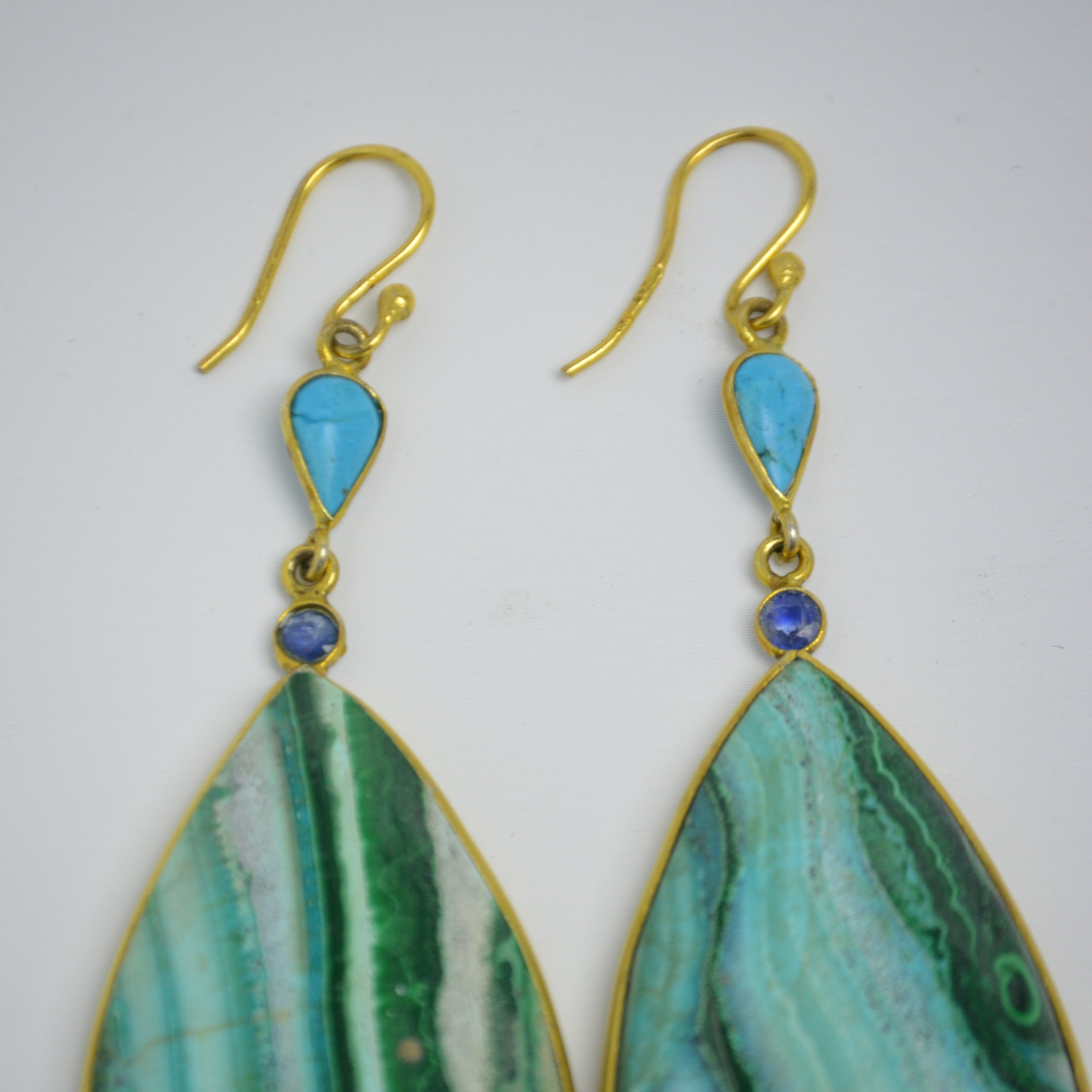 Aros Amazonita Gota