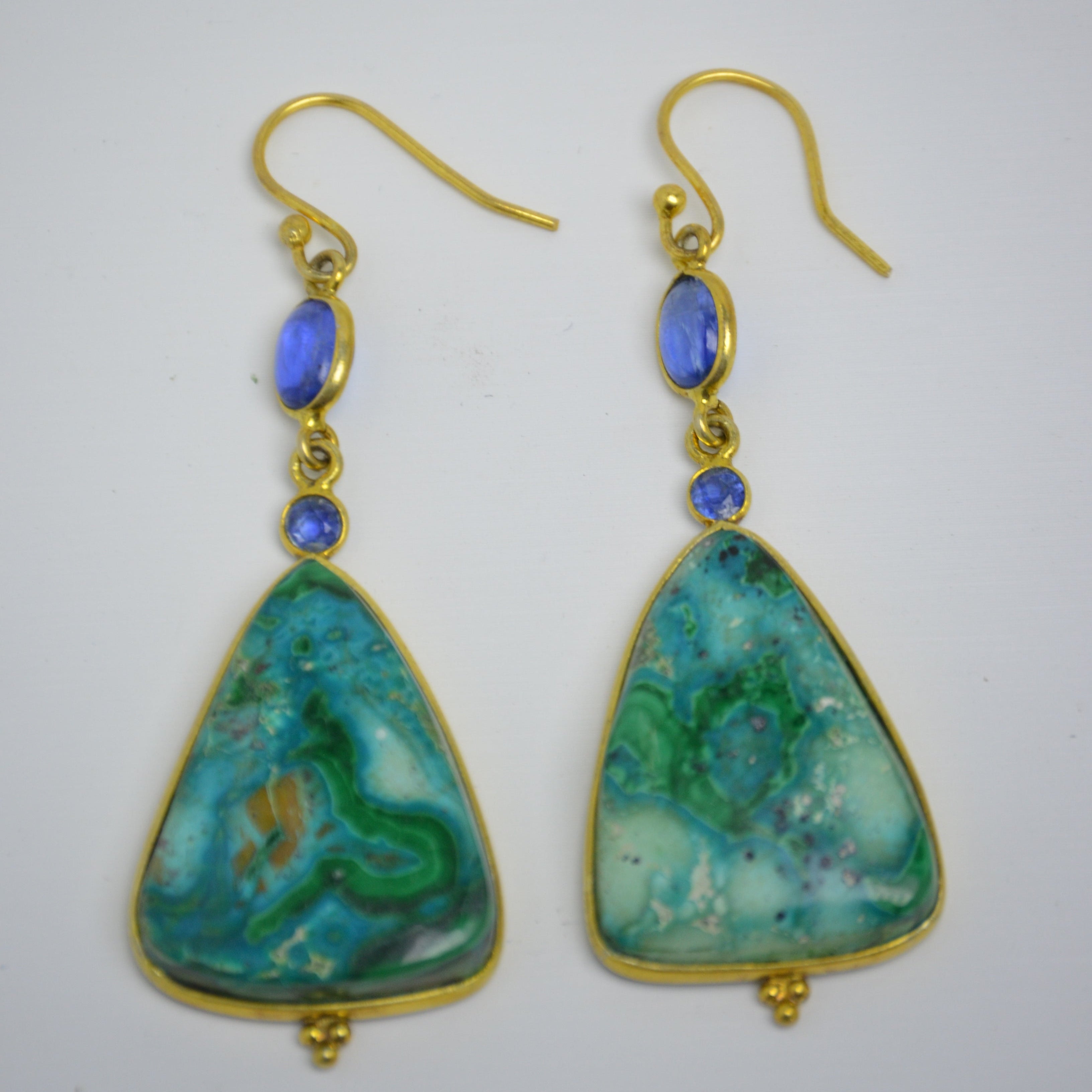 Aros Amazonita Azul