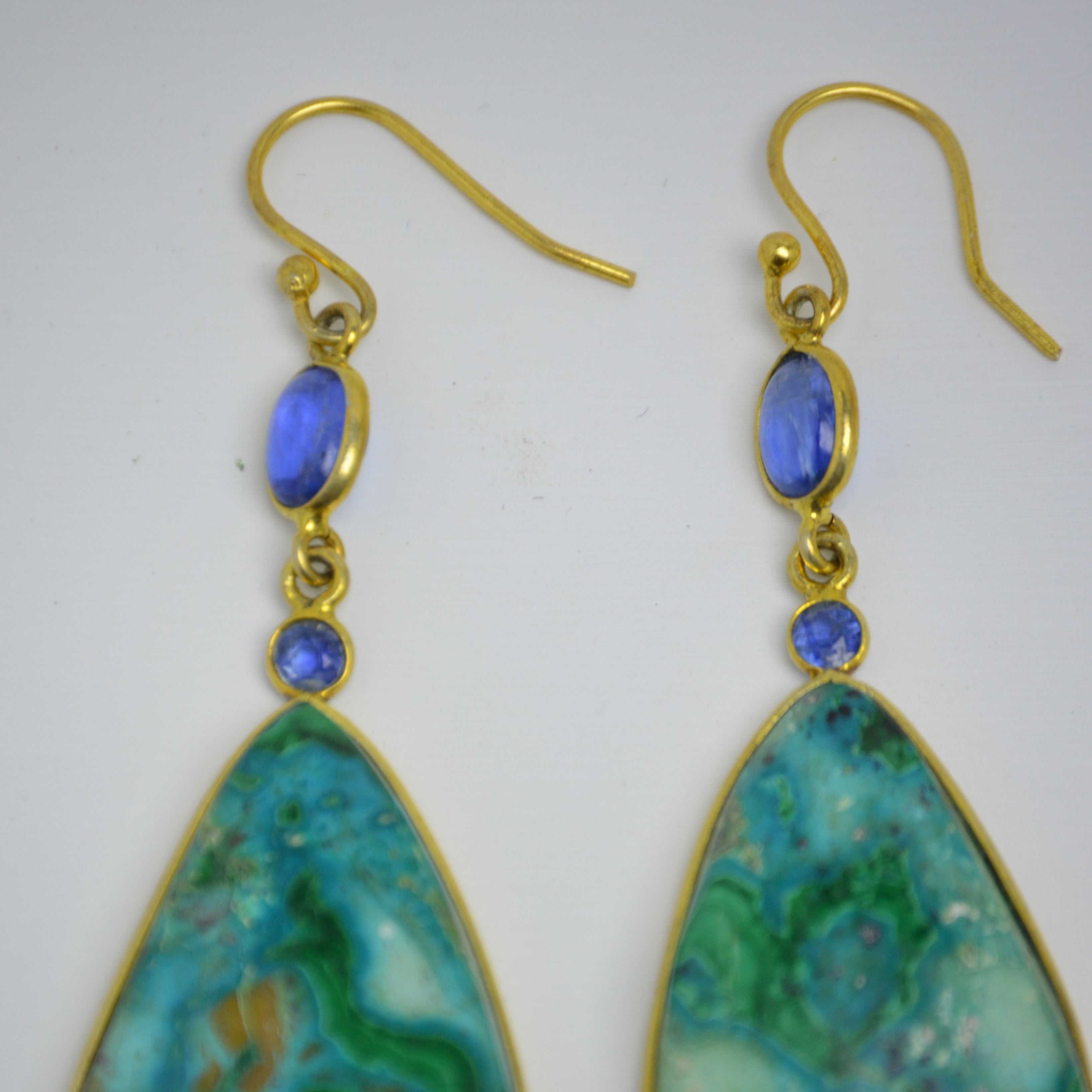 Aros Amazonita Azul