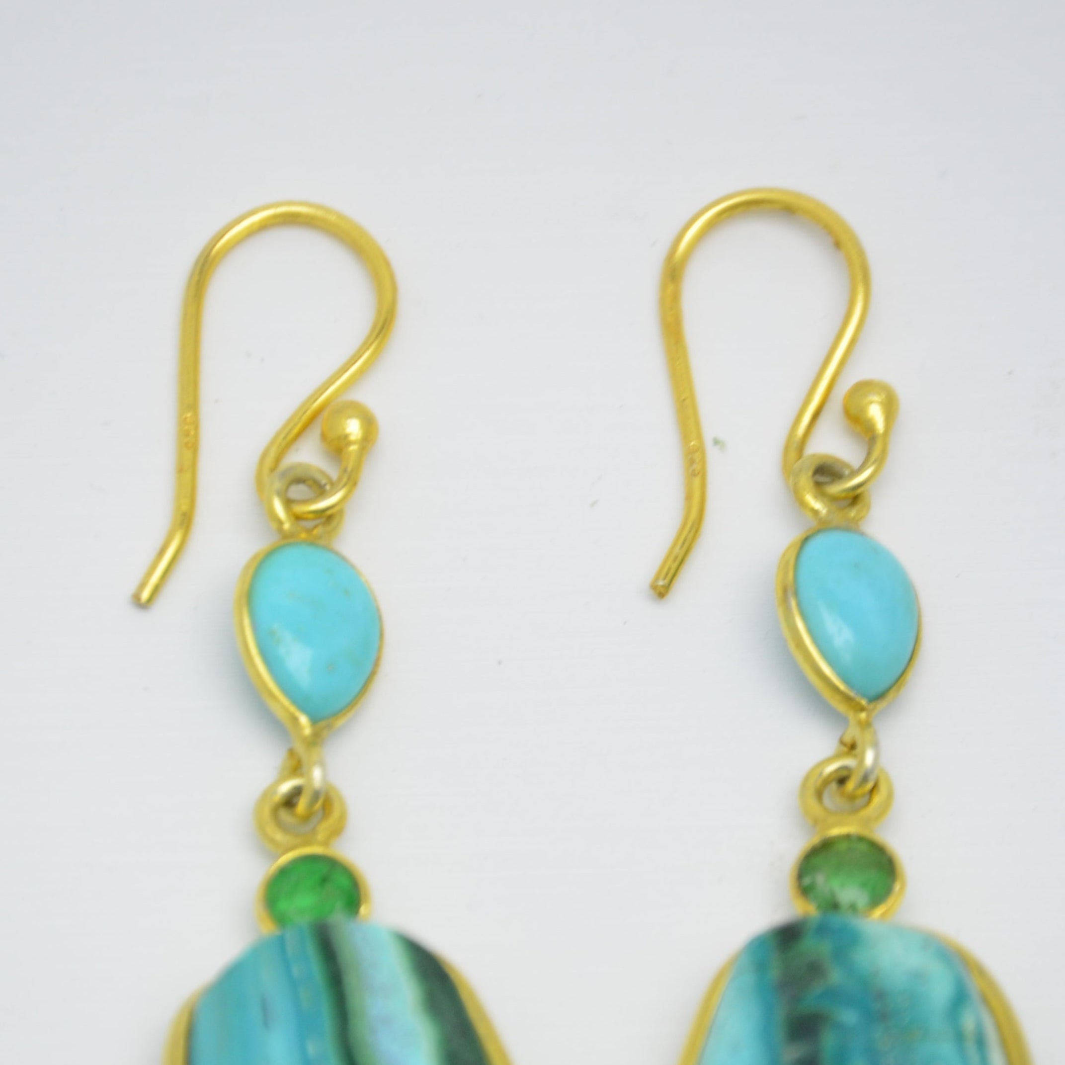 Aros Amazonita Oval S