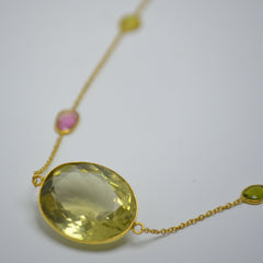 Collar Turmalina Colores