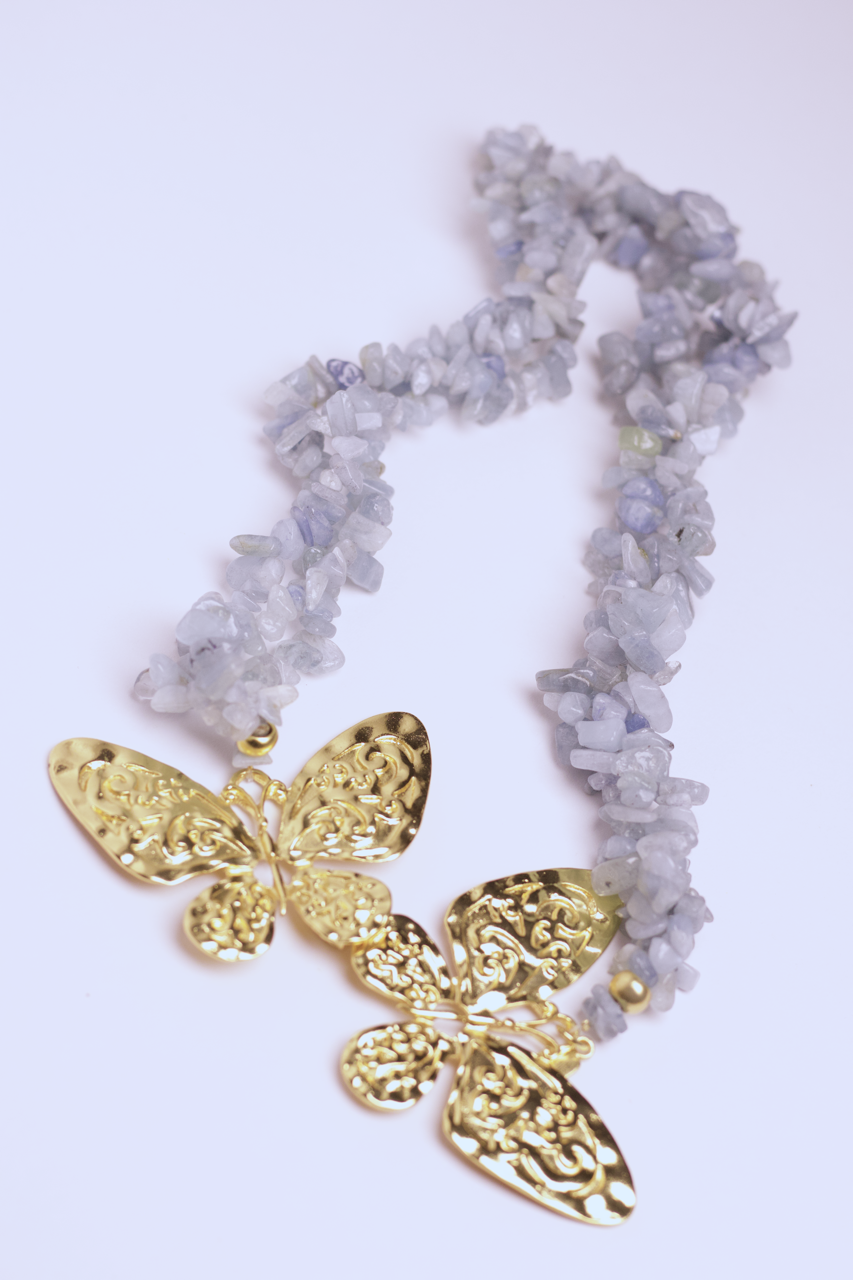 Collar Labradorita Mariposa