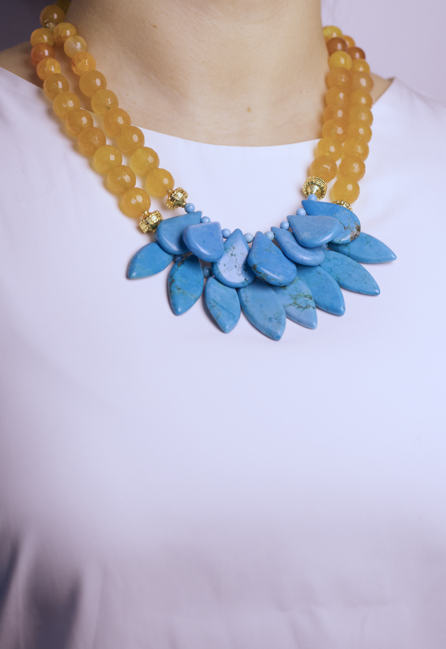 Collar aventurina
