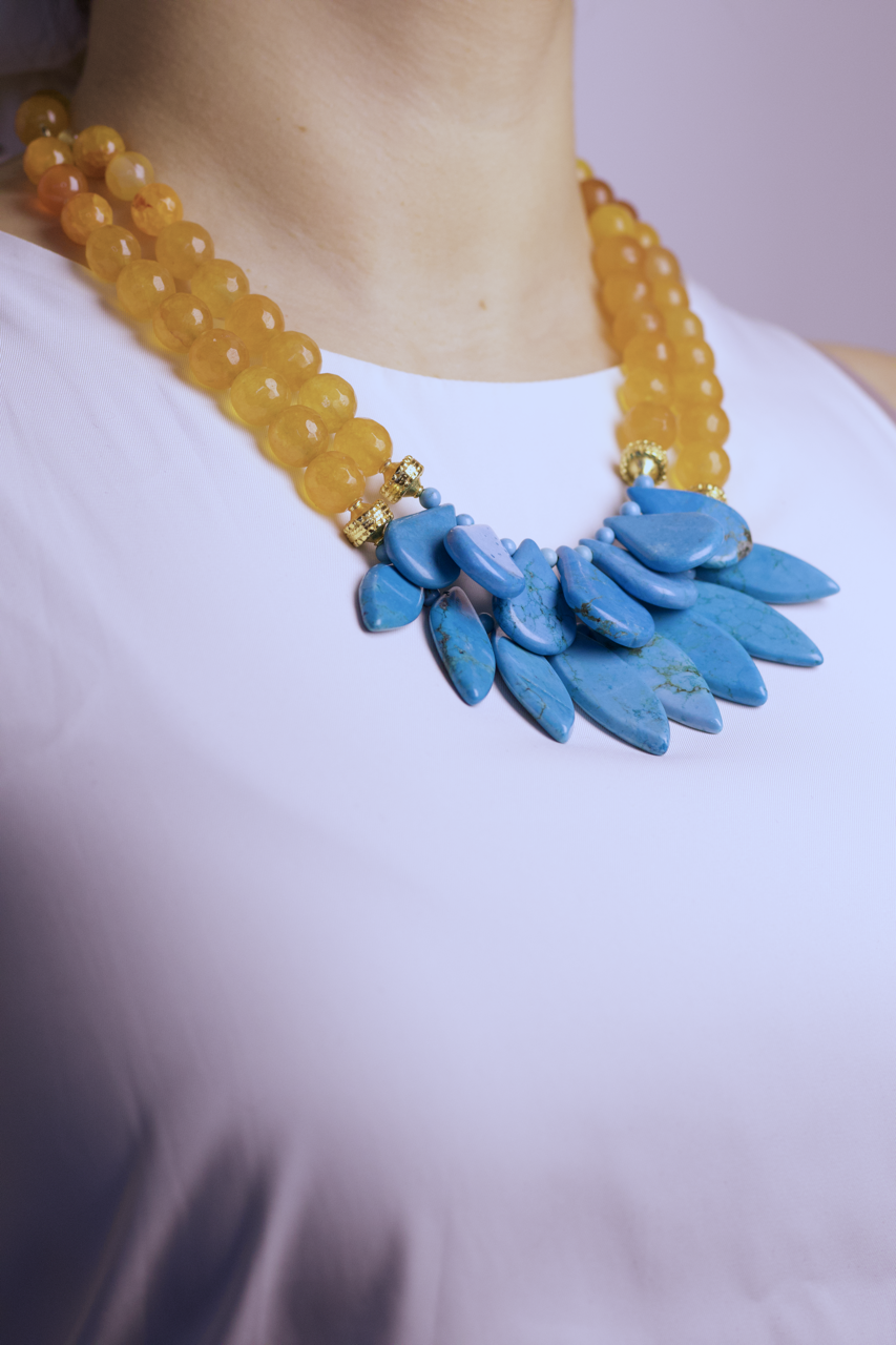 Collar aventurina